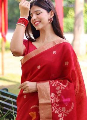 Kalamkari Zari Silk Blend Mysore Silk Saree 5