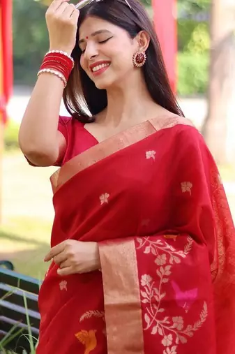Kalamkari Zari Silk Blend Mysore Silk Saree