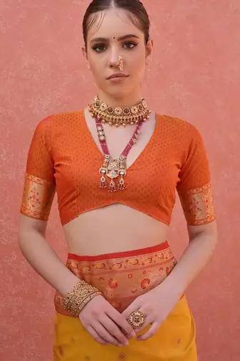 Woven Design Zari Paithani Saree