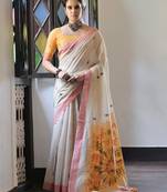 Woven Design Pure Cotton Muga Saree