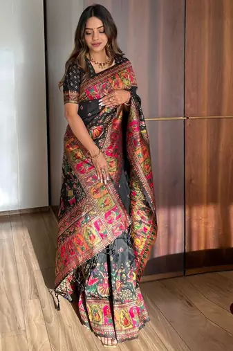Woven Design Zari Banarasi Saree