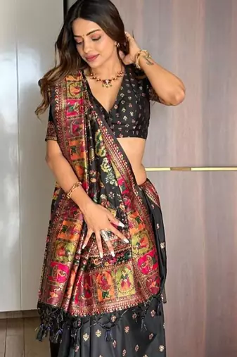 Woven Design Zari Banarasi Saree