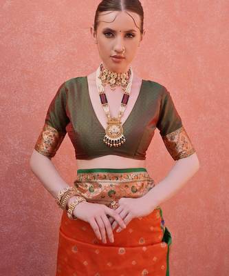 Woven Design Zari Paithani Saree 4