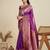 Zari Woven Butti Banarasi Silk Saree with Big Flower Border and Detail Work