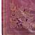 Zari Woven Butti Banarasi Silk Saree with Big Flower Border and Detail Work