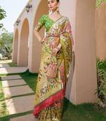Ethnic Motifs Zari Paithani Saree