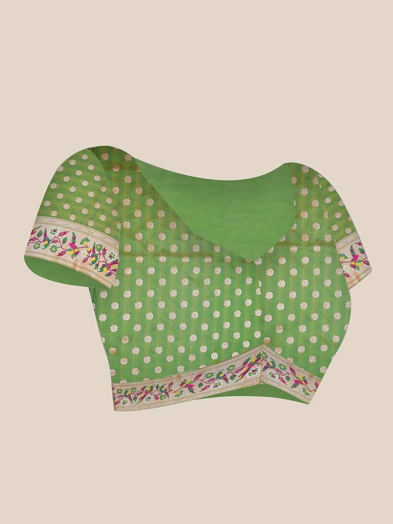 Ethnic Motifs Zari Paithani Saree