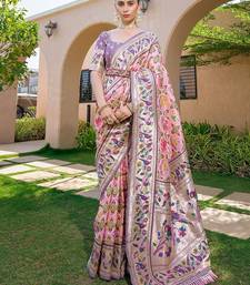 Ethnic Motifs Zari Paithani Saree