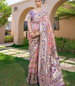 Ethnic Motifs Zari Paithani Saree