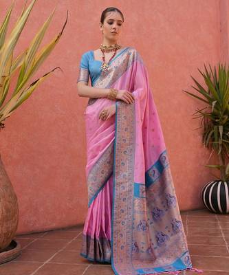Woven Design Zari Paithani Saree 1
