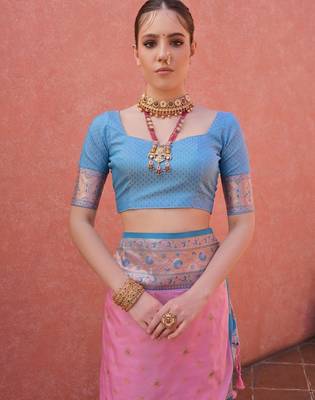 Woven Design Zari Paithani Saree 4