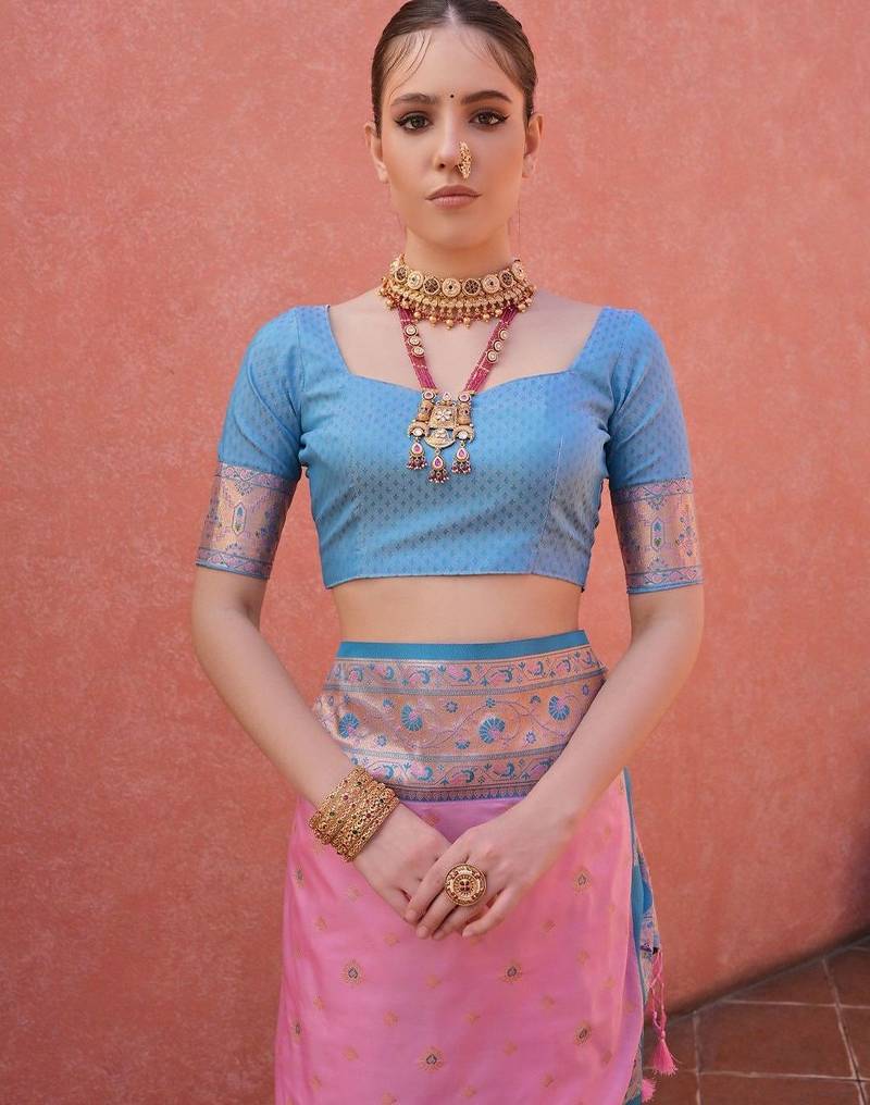 Woven Design Zari Paithani Saree
