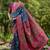Peacock Firozi Ethnic Motifs Woven Design Zari Pashmina Silk Sarees