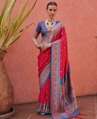 Woven Design Zari Paithani Saree 1