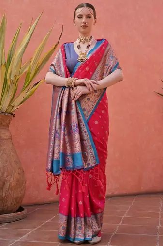Woven Design Zari Paithani Saree