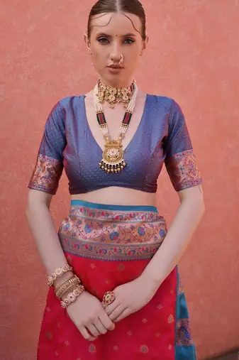 Woven Design Zari Paithani Saree