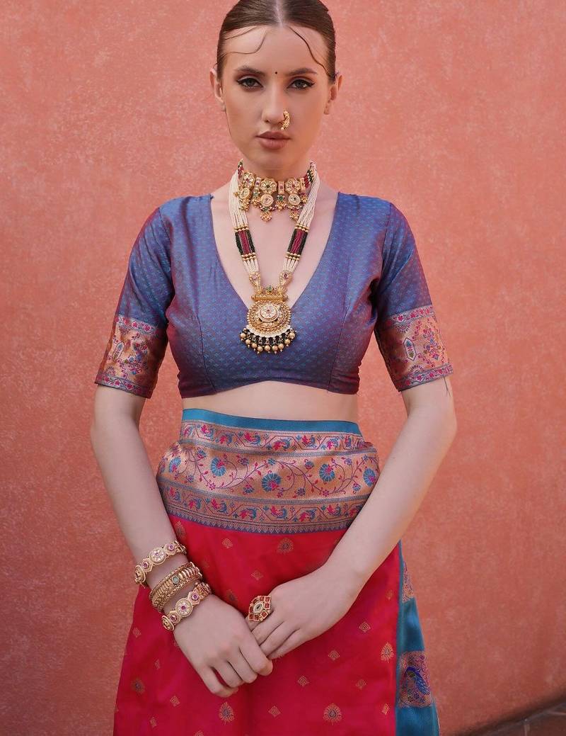 Woven Design Zari Paithani Saree