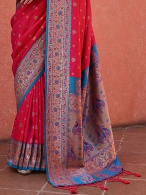 Woven Design Zari Paithani Saree 5