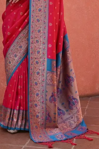 Woven Design Zari Paithani Saree