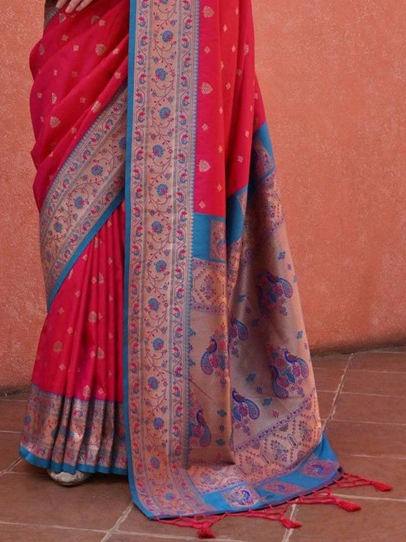 Woven Design Zari Paithani Saree