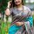 Printed Bordered Tussar Saree