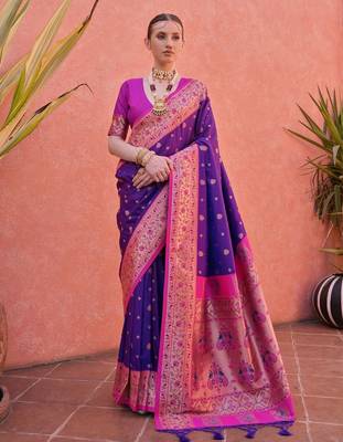 Woven Design Zari Paithani Saree 1
