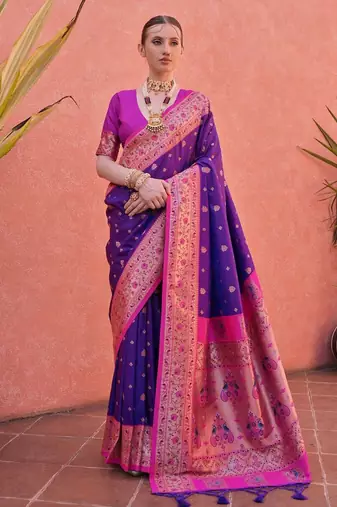Woven Design Zari Paithani Saree