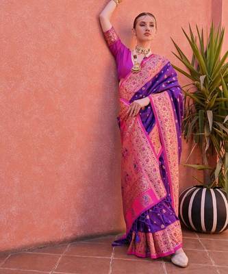 Woven Design Zari Paithani Saree 2