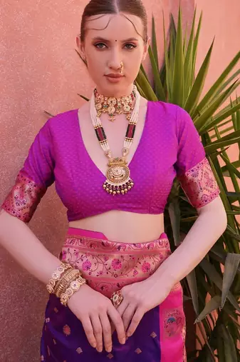 Woven Design Zari Paithani Saree