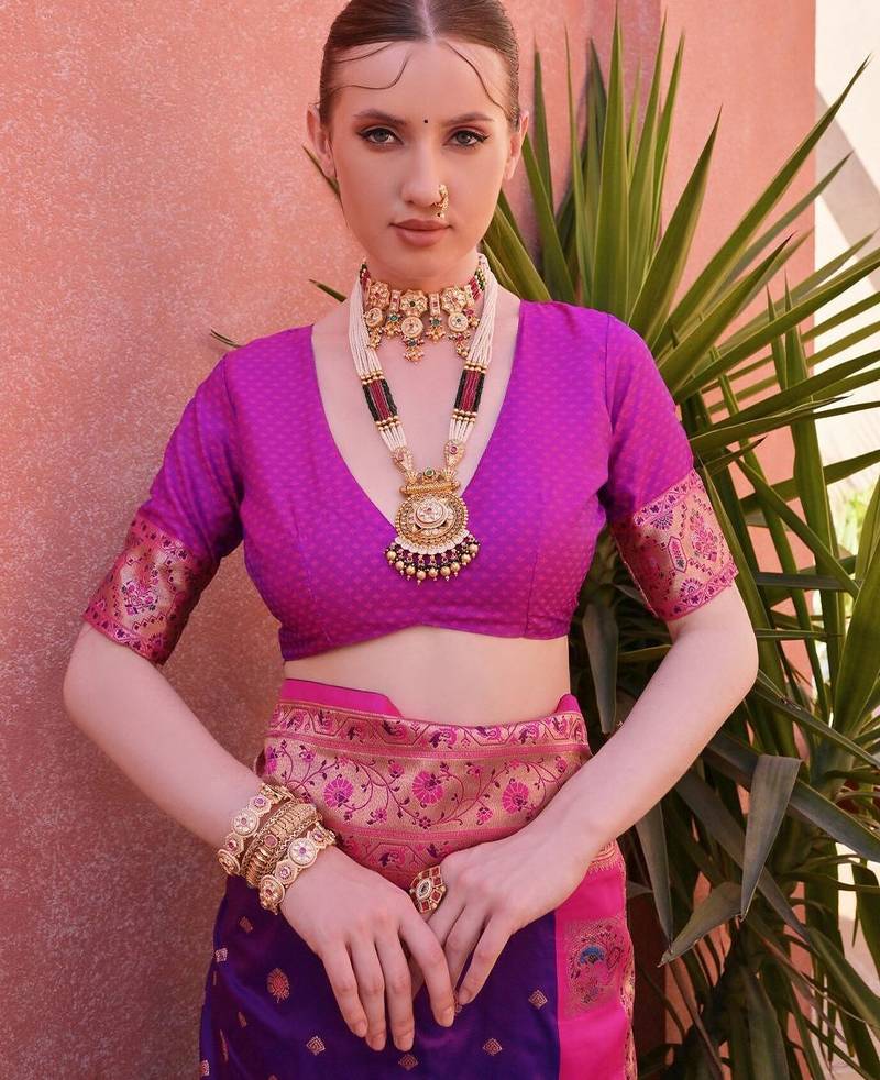 Woven Design Zari Paithani Saree