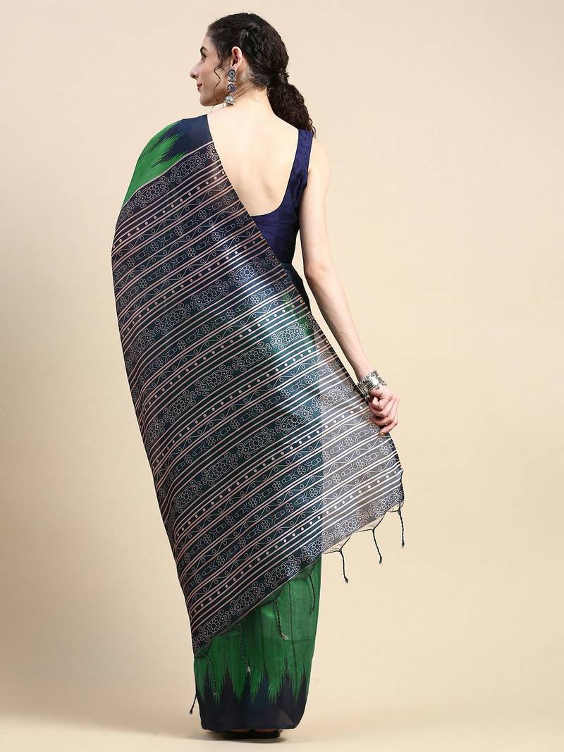 Jute Silk Tussar Saree