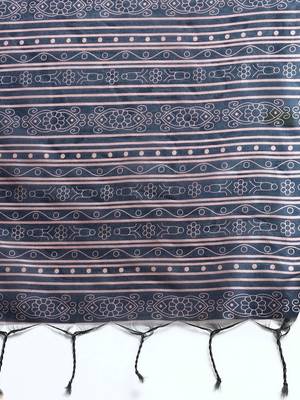 Jute Silk Tussar Saree 5