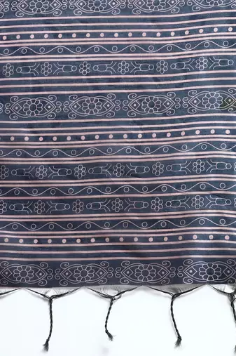 Jute Silk Tussar Saree