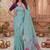 Floral Pure Cotton Fusion Chanderi Saree