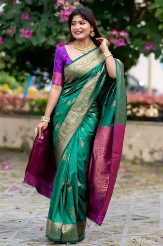 Woven Design Zari Banarasi Saree
