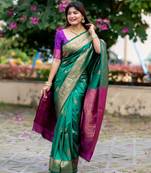 Woven Design Zari Banarasi Saree