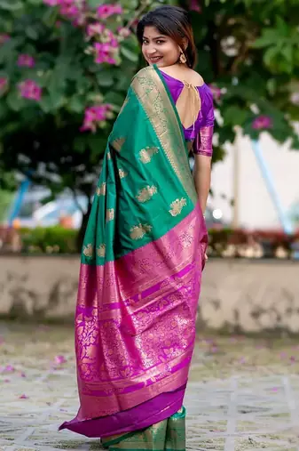 Woven Design Zari Banarasi Saree