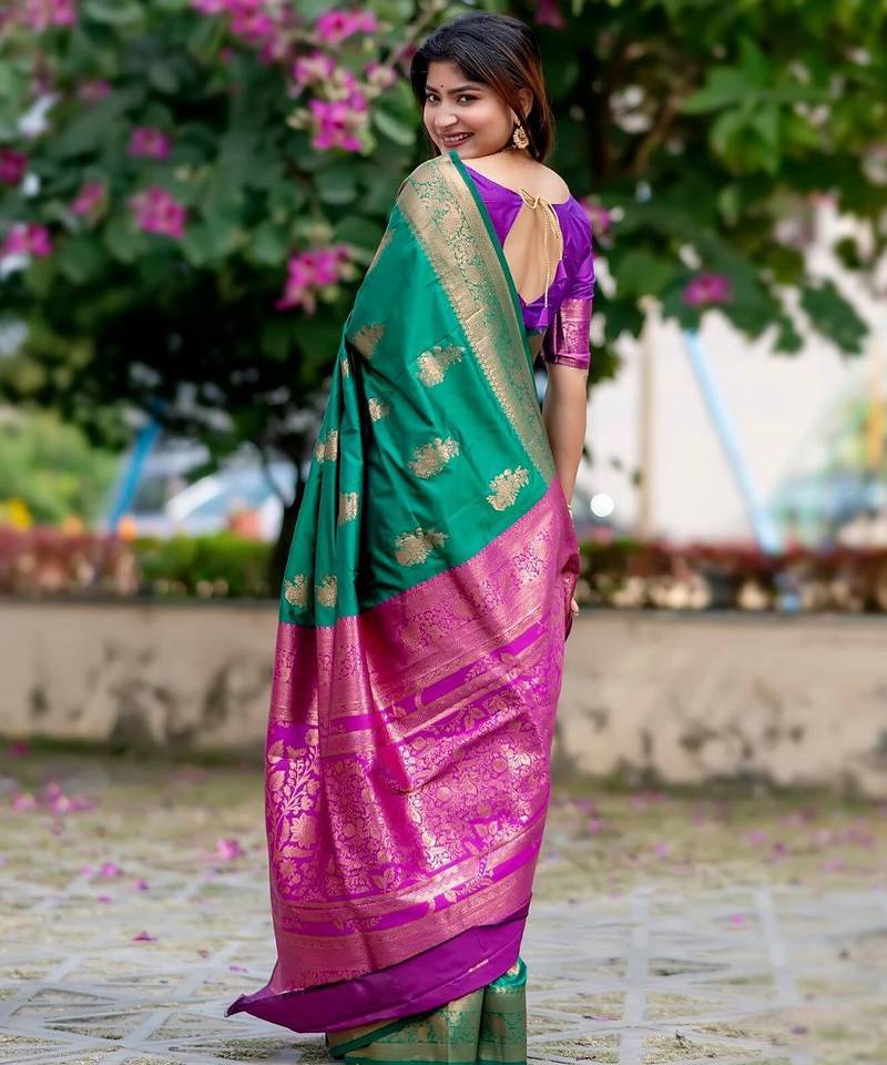 Woven Design Zari Banarasi Saree