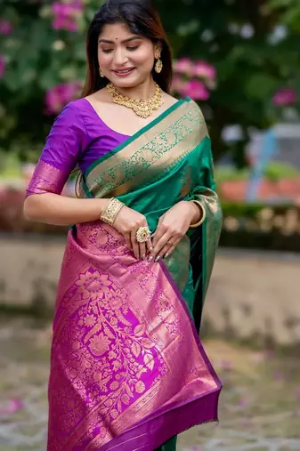 Woven Design Zari Banarasi Saree
