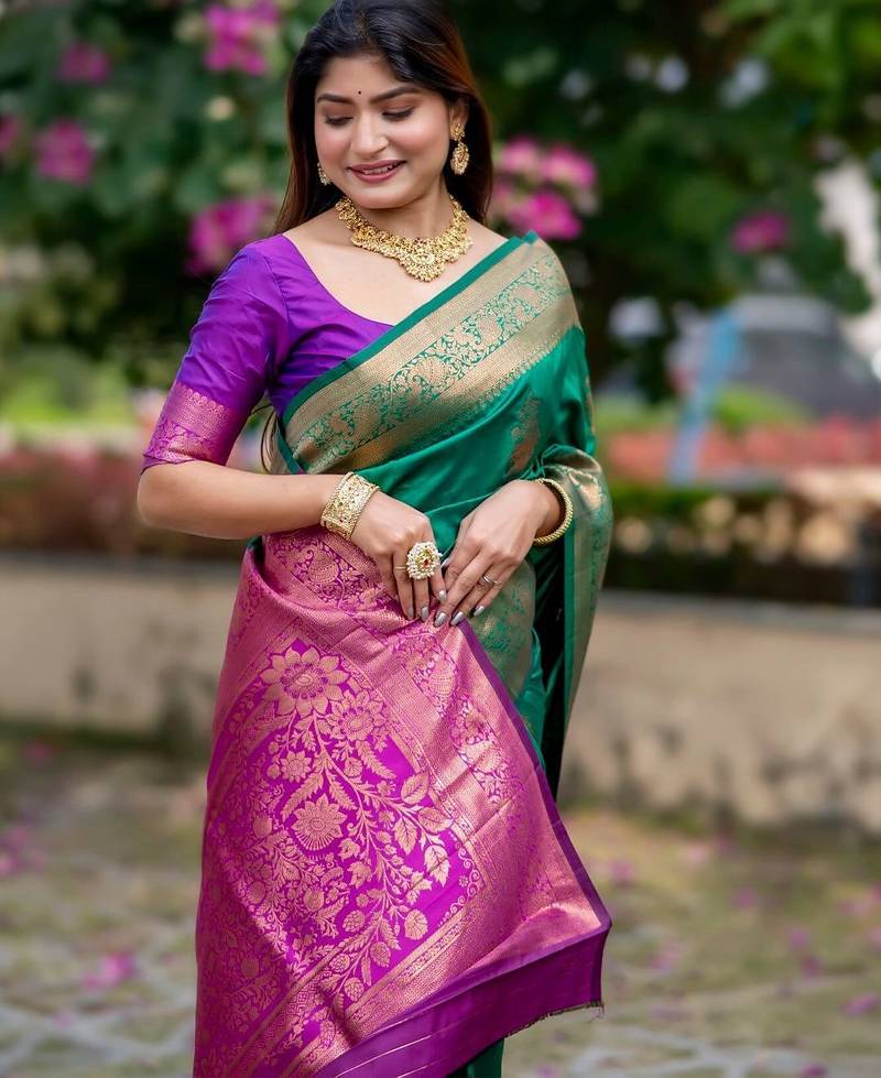 Woven Design Zari Banarasi Saree