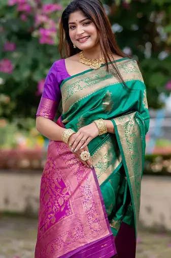 Woven Design Zari Banarasi Saree