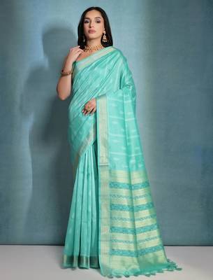 Woven Design Zari Bhagalpuri Saree 1