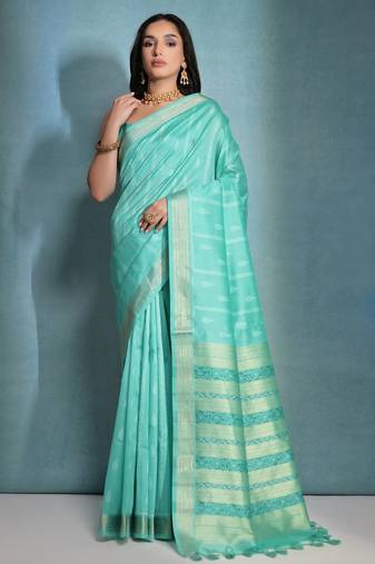 Woven Design Zari Bhagalpuri Saree