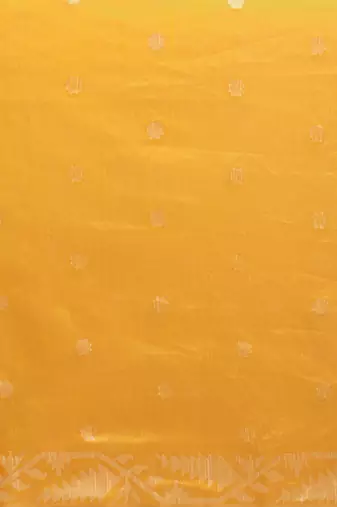 Yellow & Beige Ethnic Motifs Bhagalpuri Saree