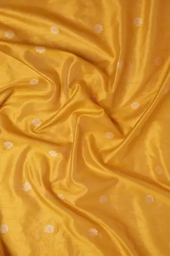 Yellow & Beige Ethnic Motifs Bhagalpuri Saree