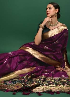Woven Design Zari Patola Saree 2