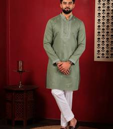Pista embroidered kurta payjama