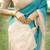 Checked Tussar Saree
