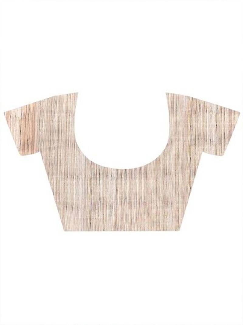 Checked Tussar Saree