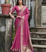 Woven Design Zari Butti Saree